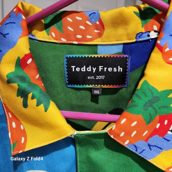 Teddy Fresh Heaven Camp Shirt Limited Edition(RARE) - Picture 6 of 7